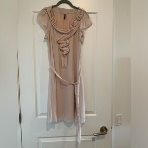 Nafnaf (Paris) romantic pink flowy dress